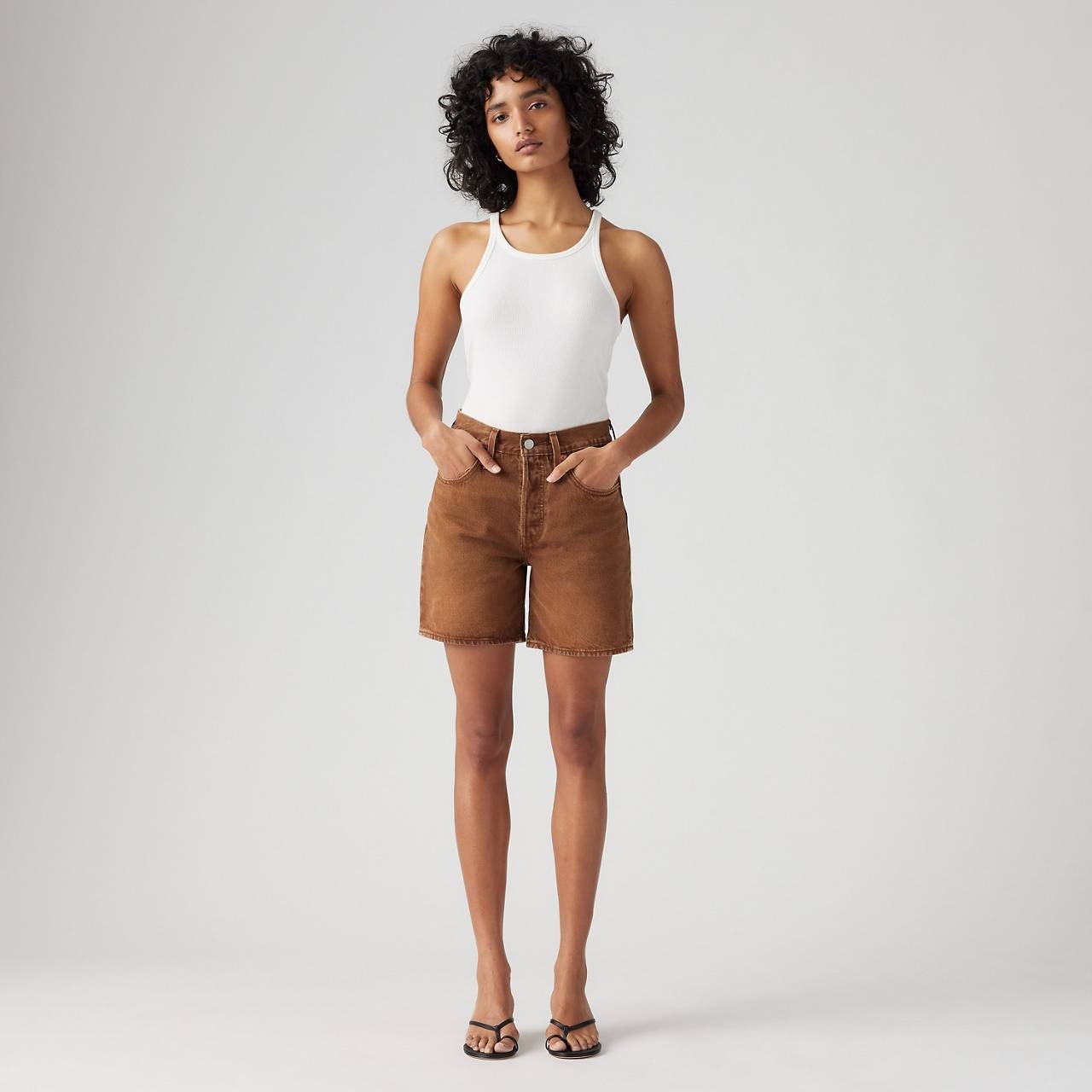 501® ORIGINAL FIT HIGH RISE MID-THIGH WOMEN'S SHORTS - 2