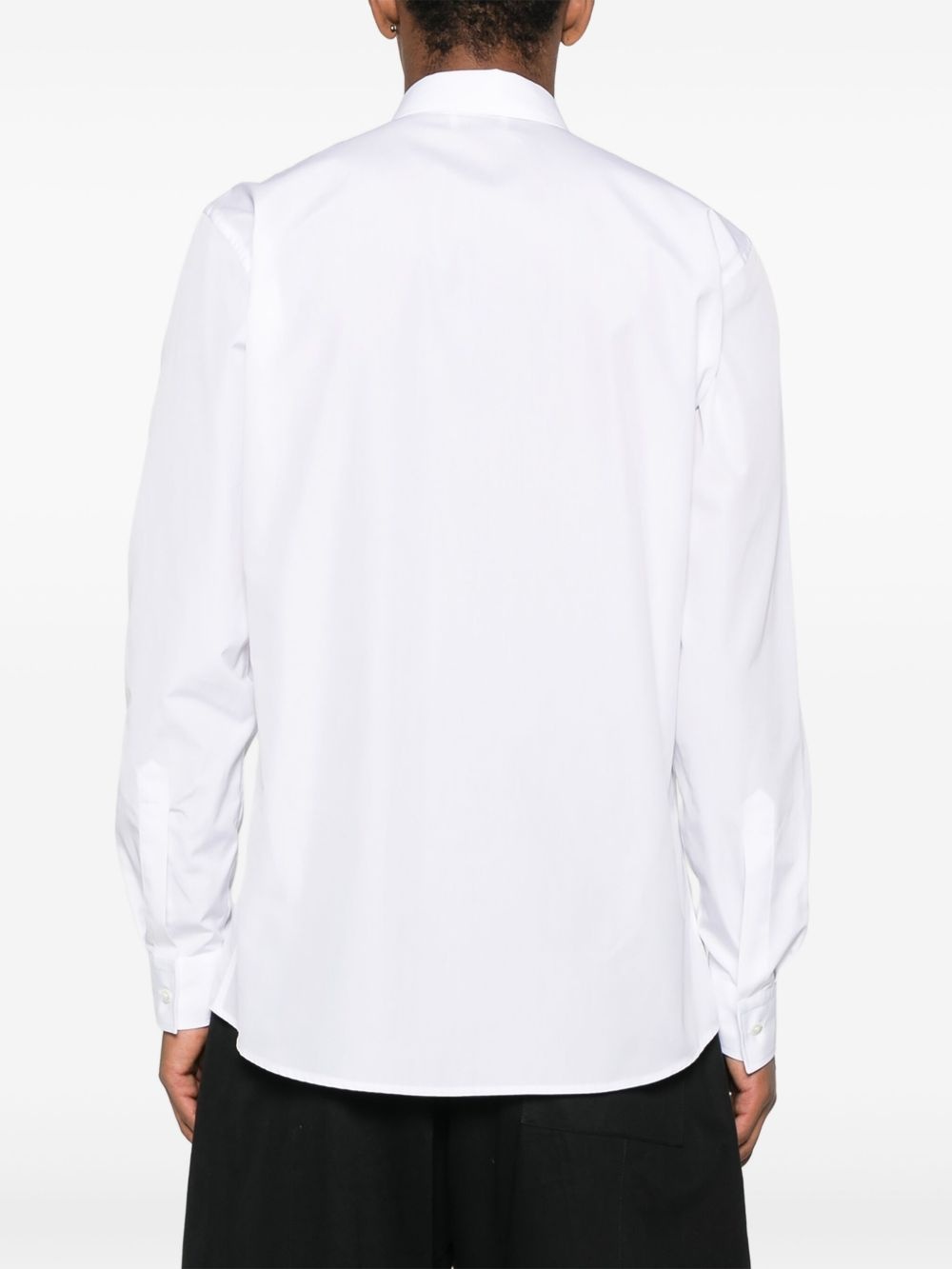embroidered-logo shirt - 4
