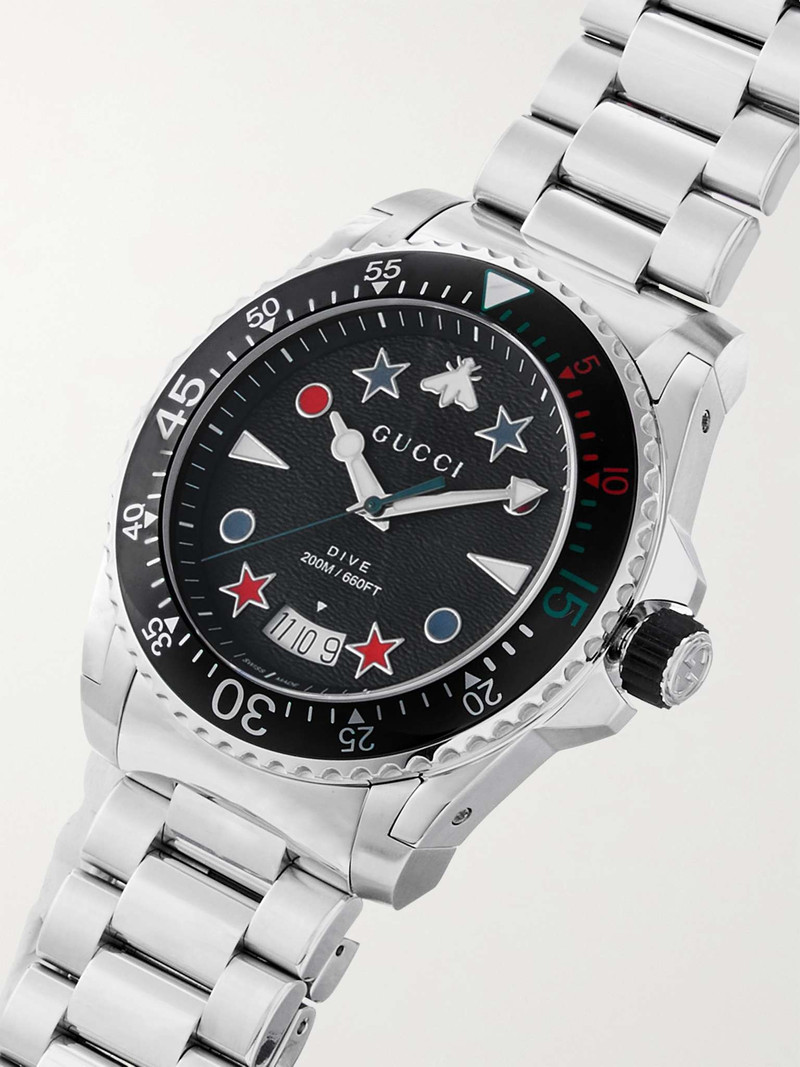 Dive 45mm Stainless Steel Watch 4