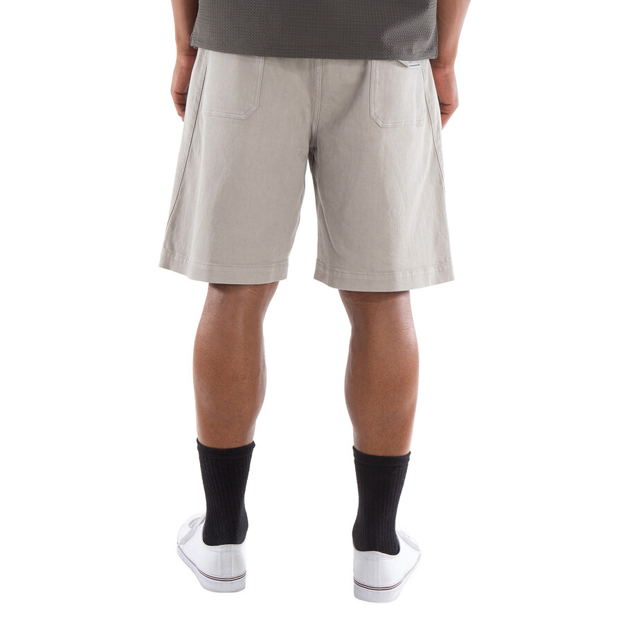Zegna Beige Cotton Twill Shorts, Brand Size 54 ( US Size 38 ) - 5