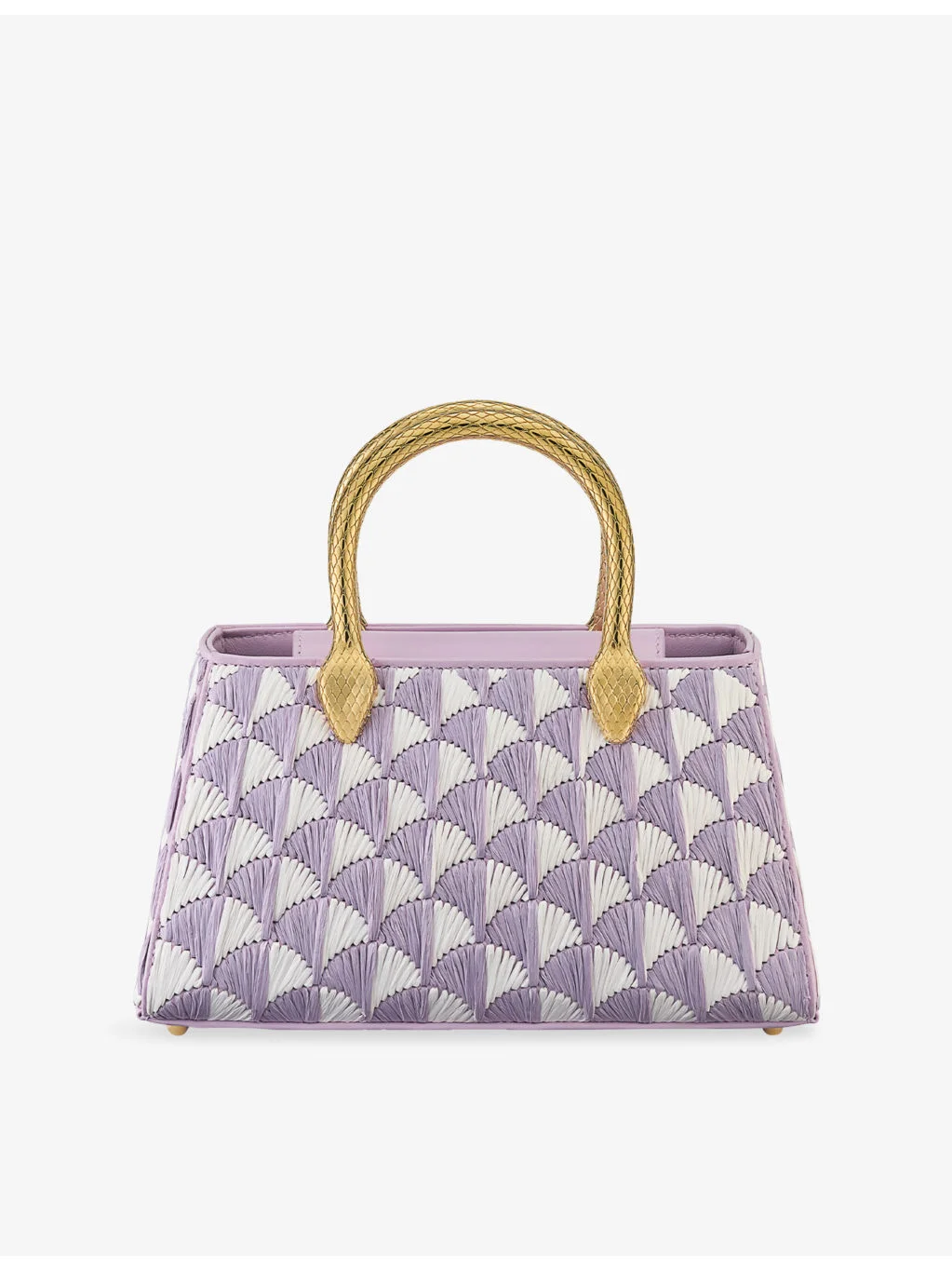 Serpentine Duette Raffia Tote Bag - 1