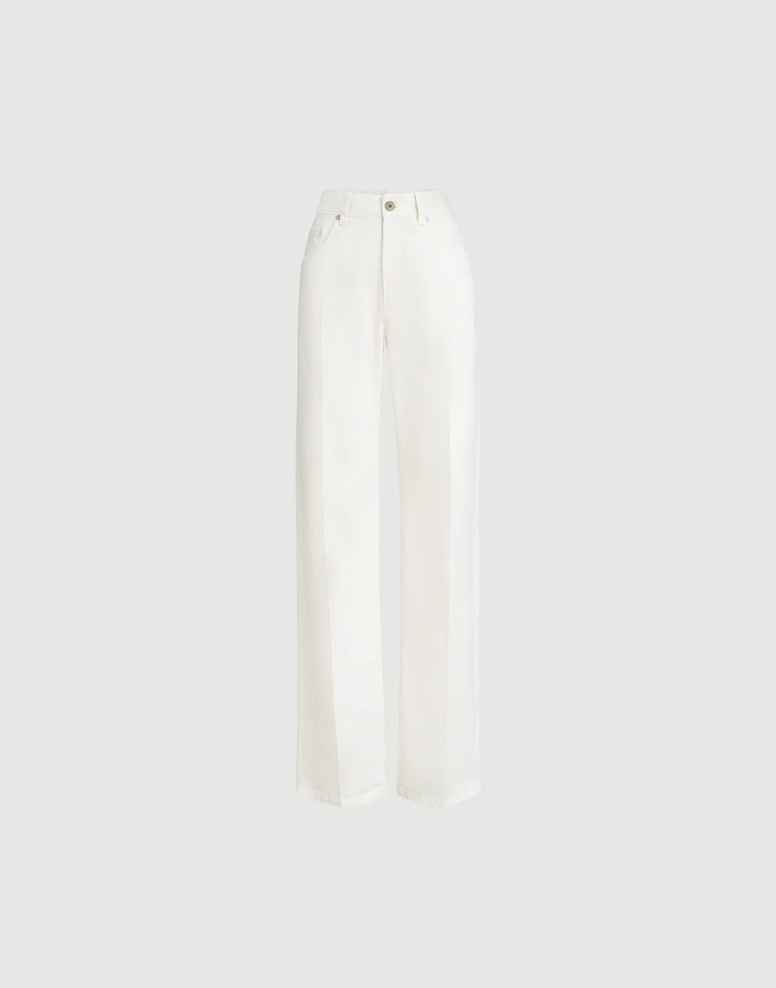 Dyed denim contemporary loose trousers - 1
