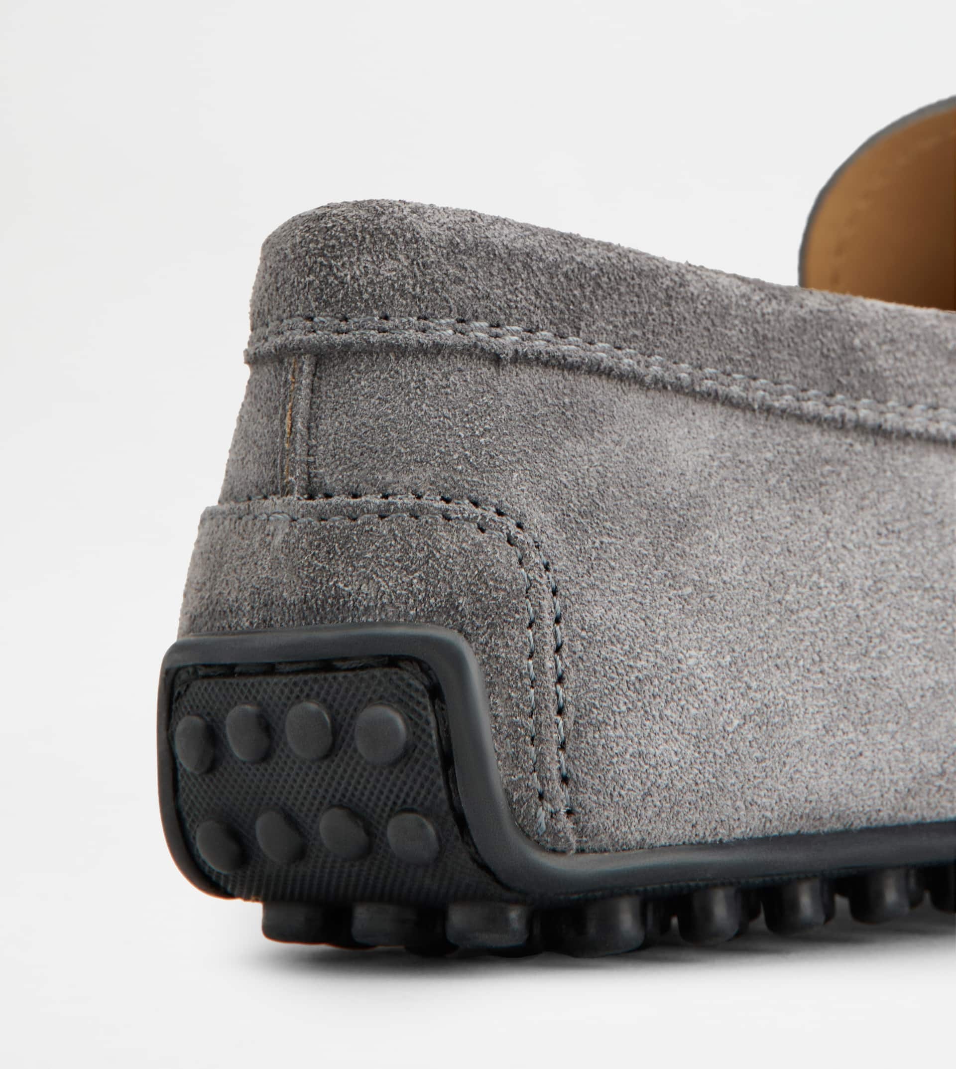 CITY GOMMINO DRIVING SHOES IN SUEDE - GREY - 5