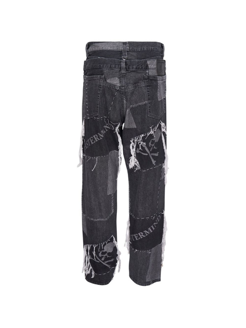 mastermind JAPAN patchwork jacquard jeans outlook