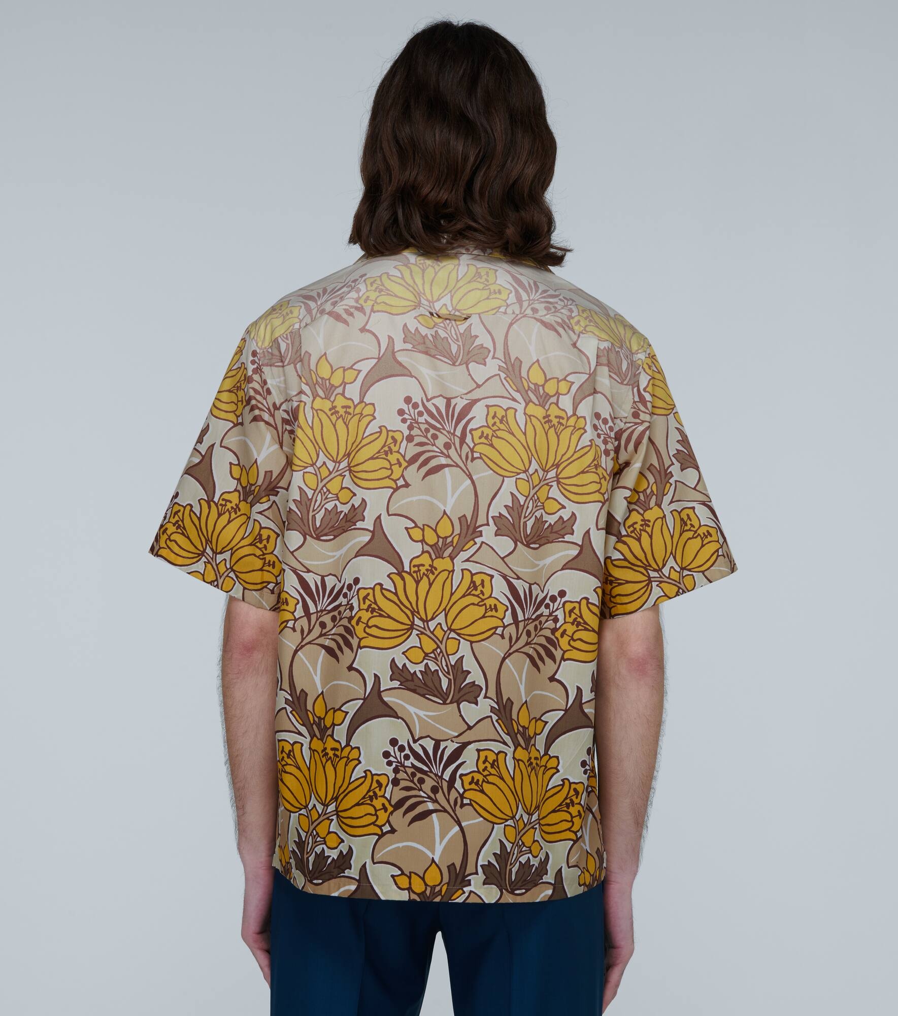 Floral print short-sleeved shirt - 4