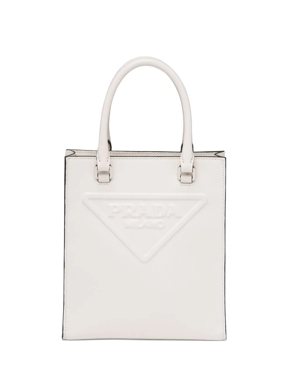 logo-embossed tote bag - 1