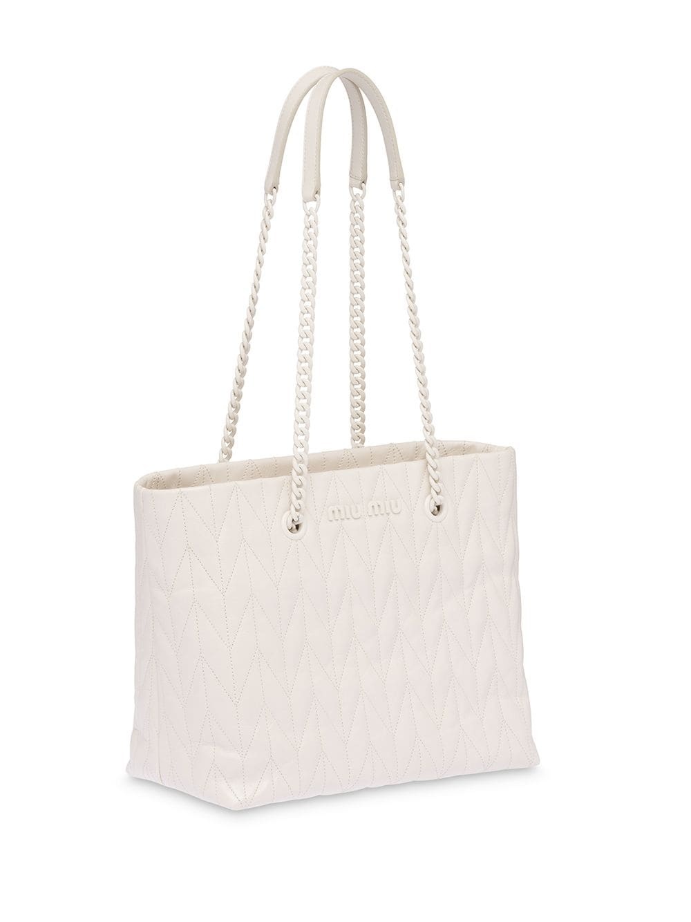 Matelassé quilted tote bag - 6