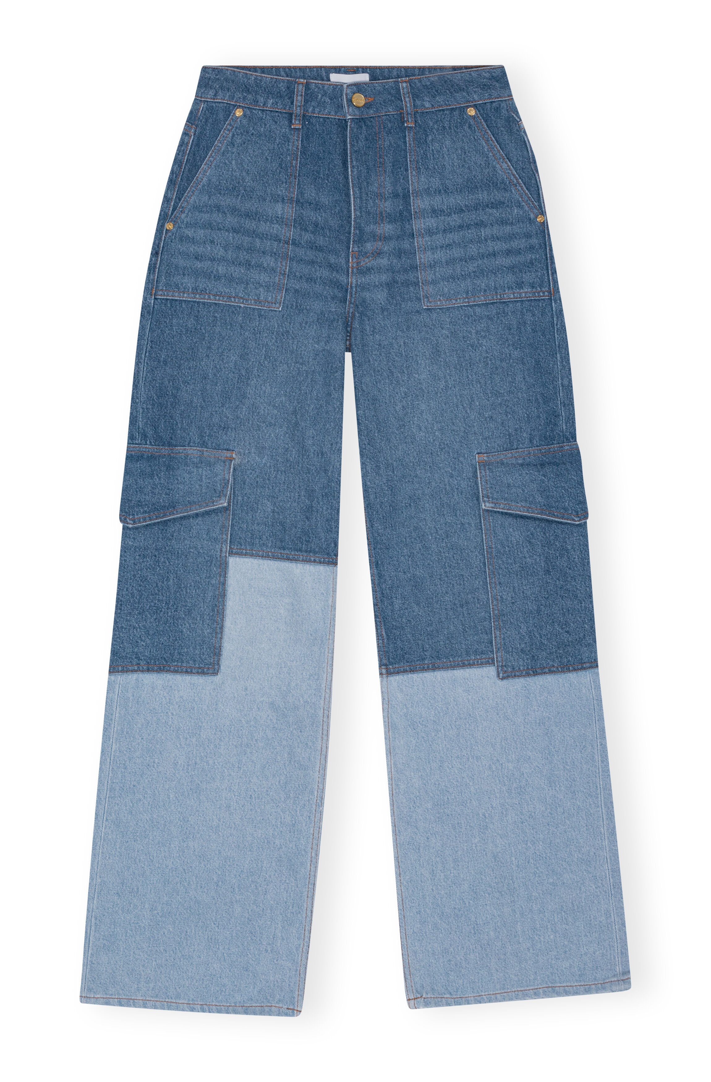 MID BLUE VINTAGE ANGI JEANS - 1