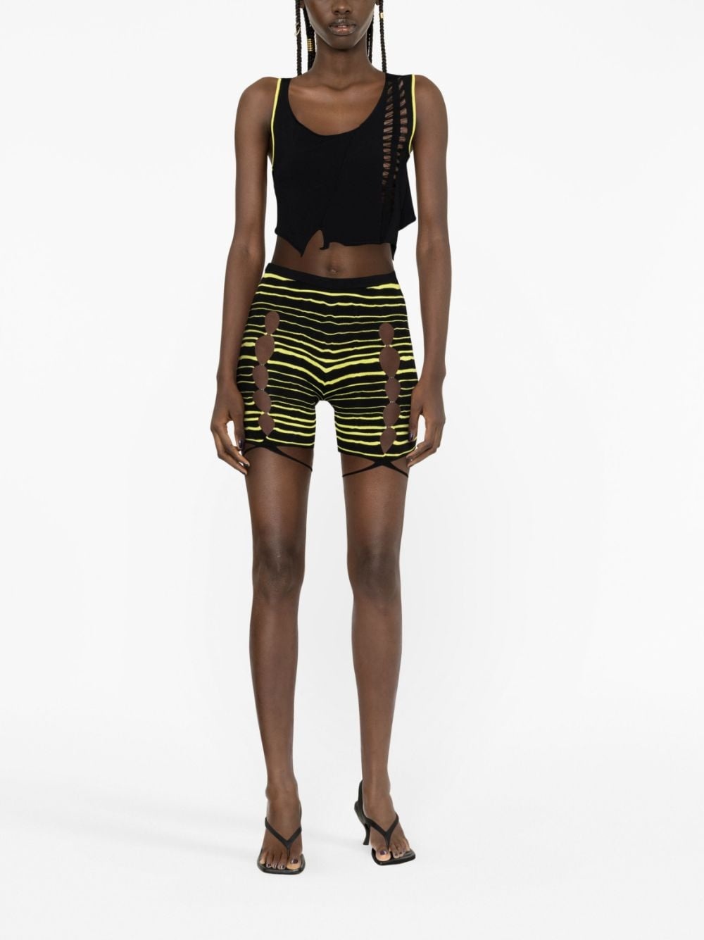 Float asymmetric cropped top - 2