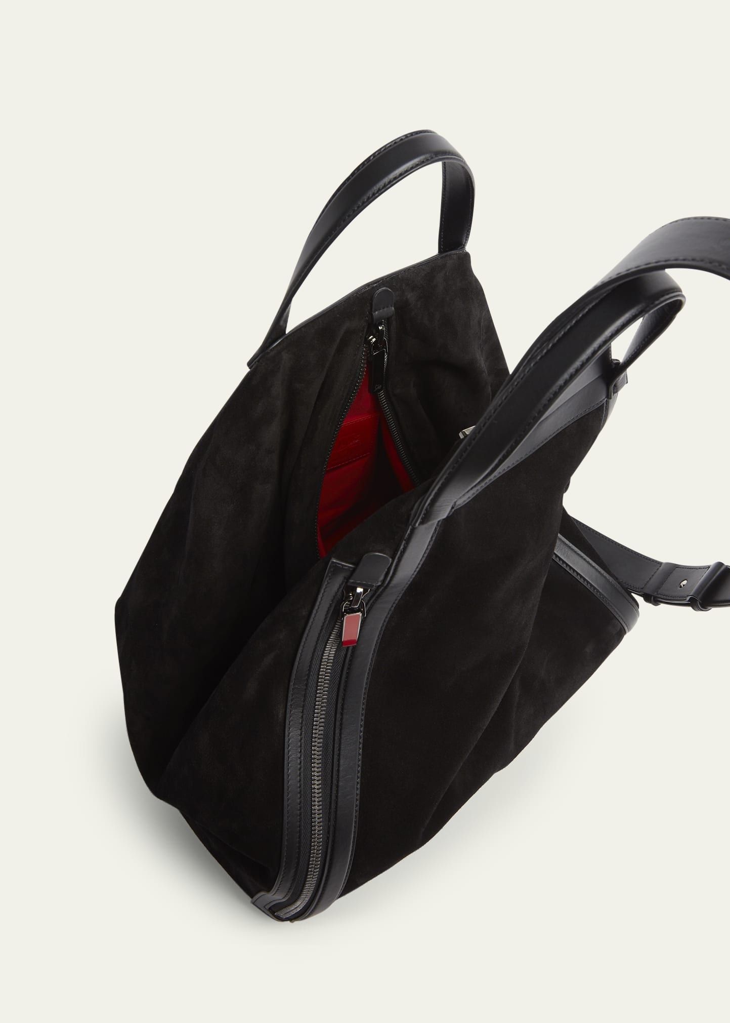 Men's Pyramid Leather Sling Bag - 3