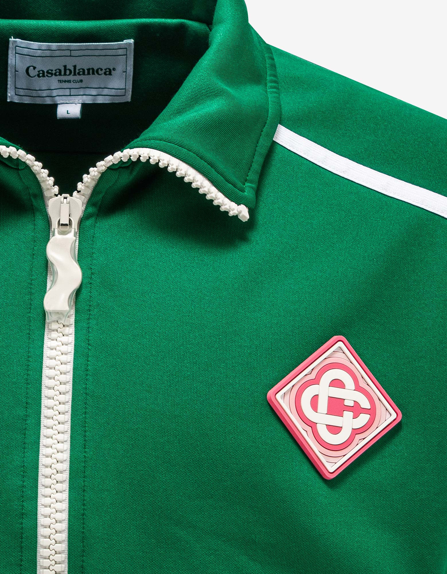 Casablanca Green Interlock Mesh Track Jacket - 5