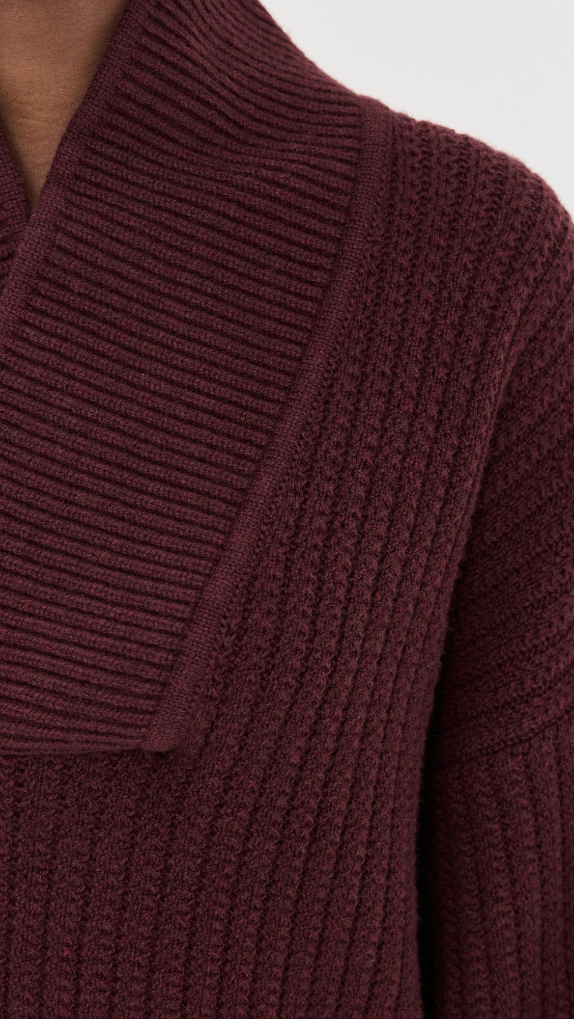 Shawl Neck Sweater - 5