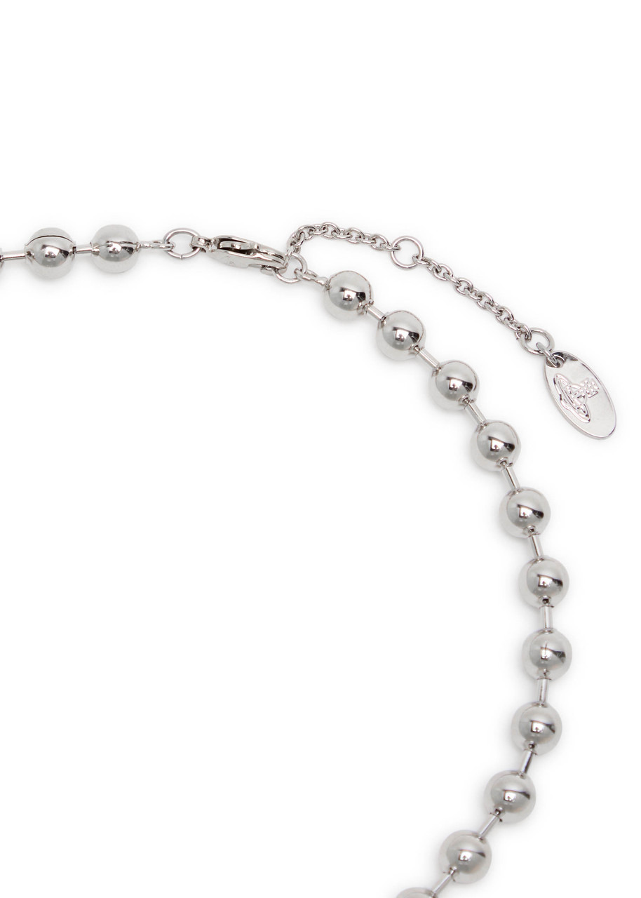 Vivienne Westwood Thames Mini Bas Relief orb Necklace - 4