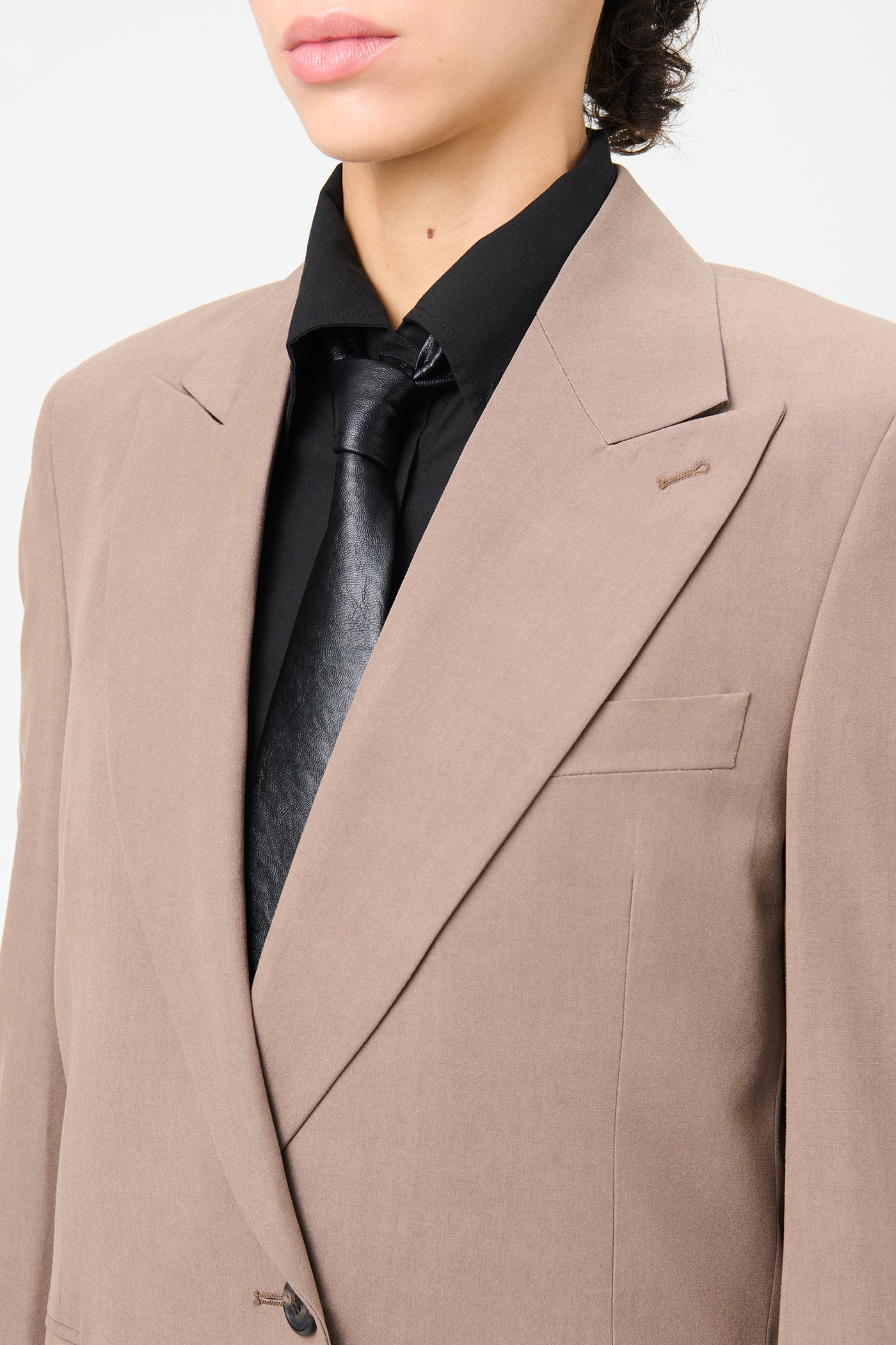 Manta Blazer Muddy Lavender Lyo Wool - 4