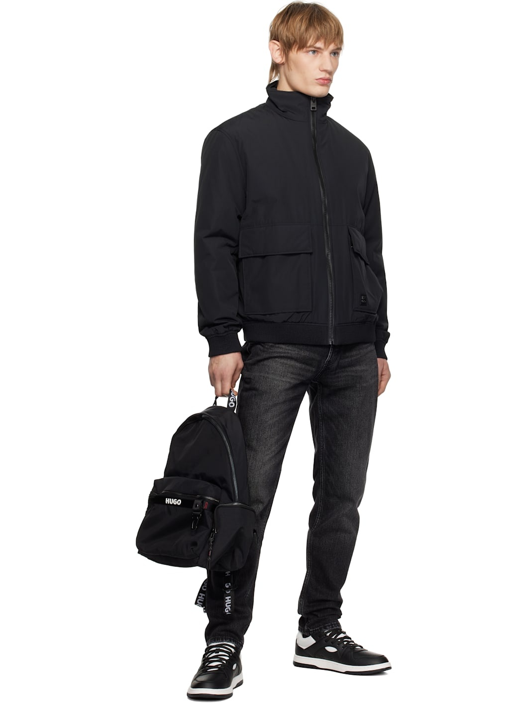 Black Tapered Jeans - 4