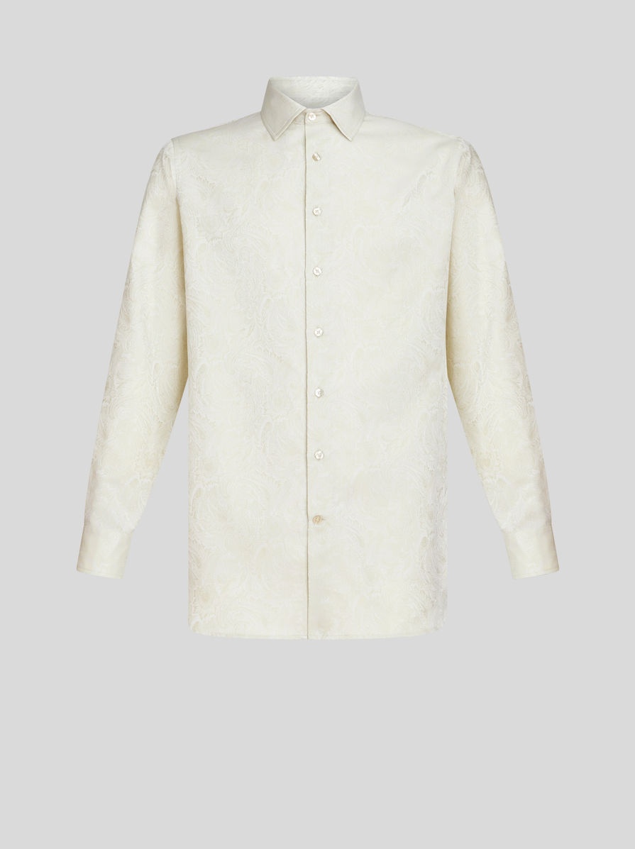 COTTON JACQUARD SHIRT - 1