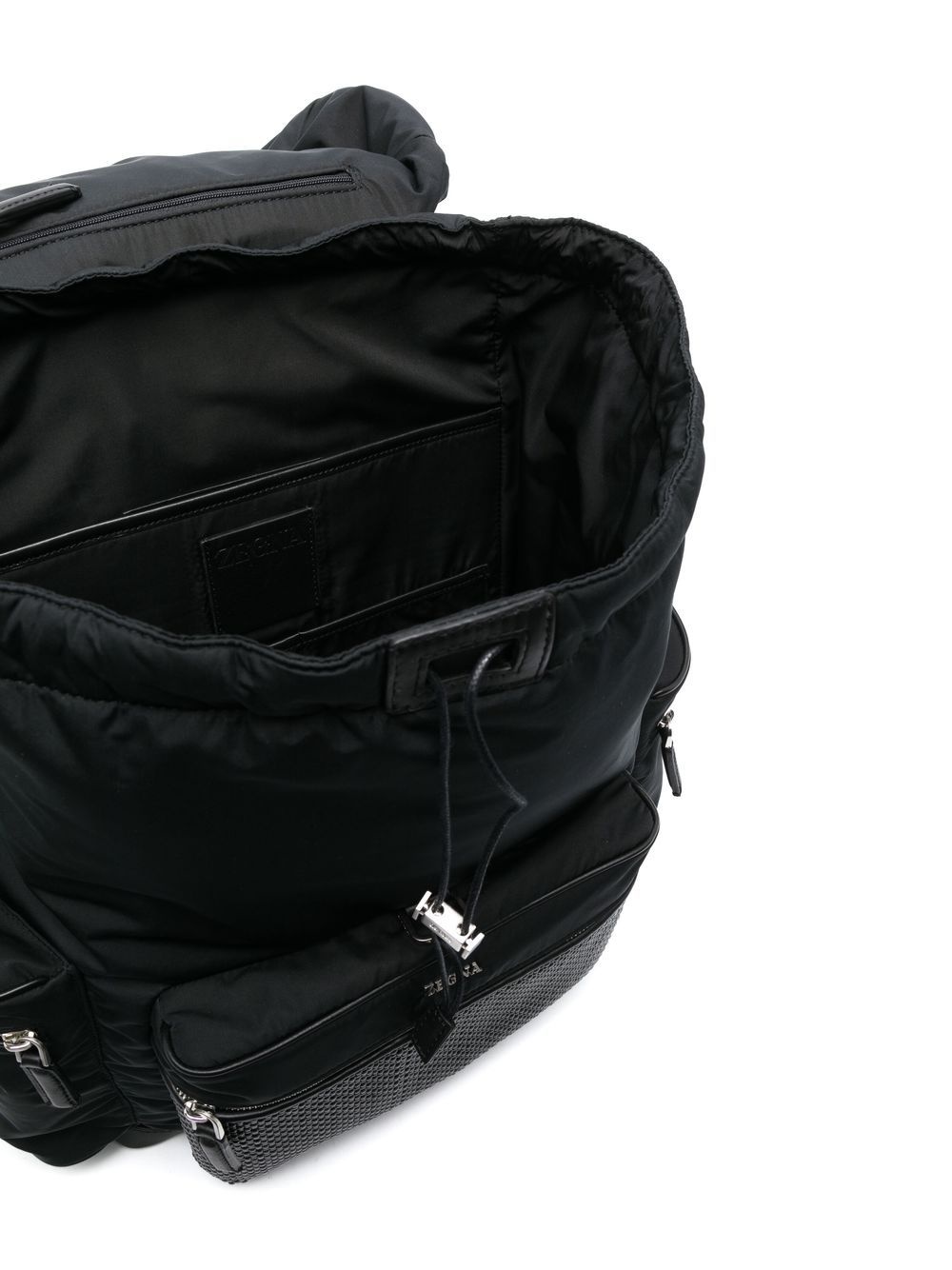 woven panel backpack - 5