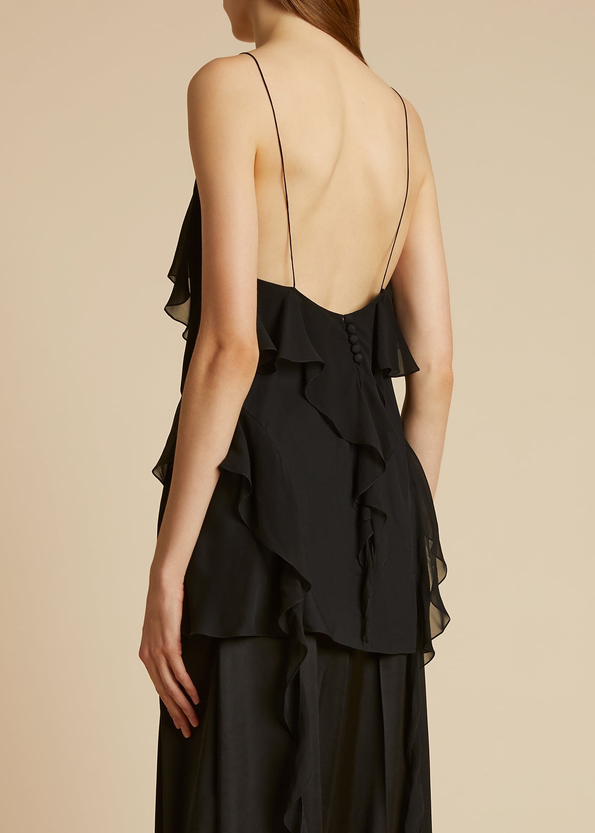 The Piet ruffled silk top - 5