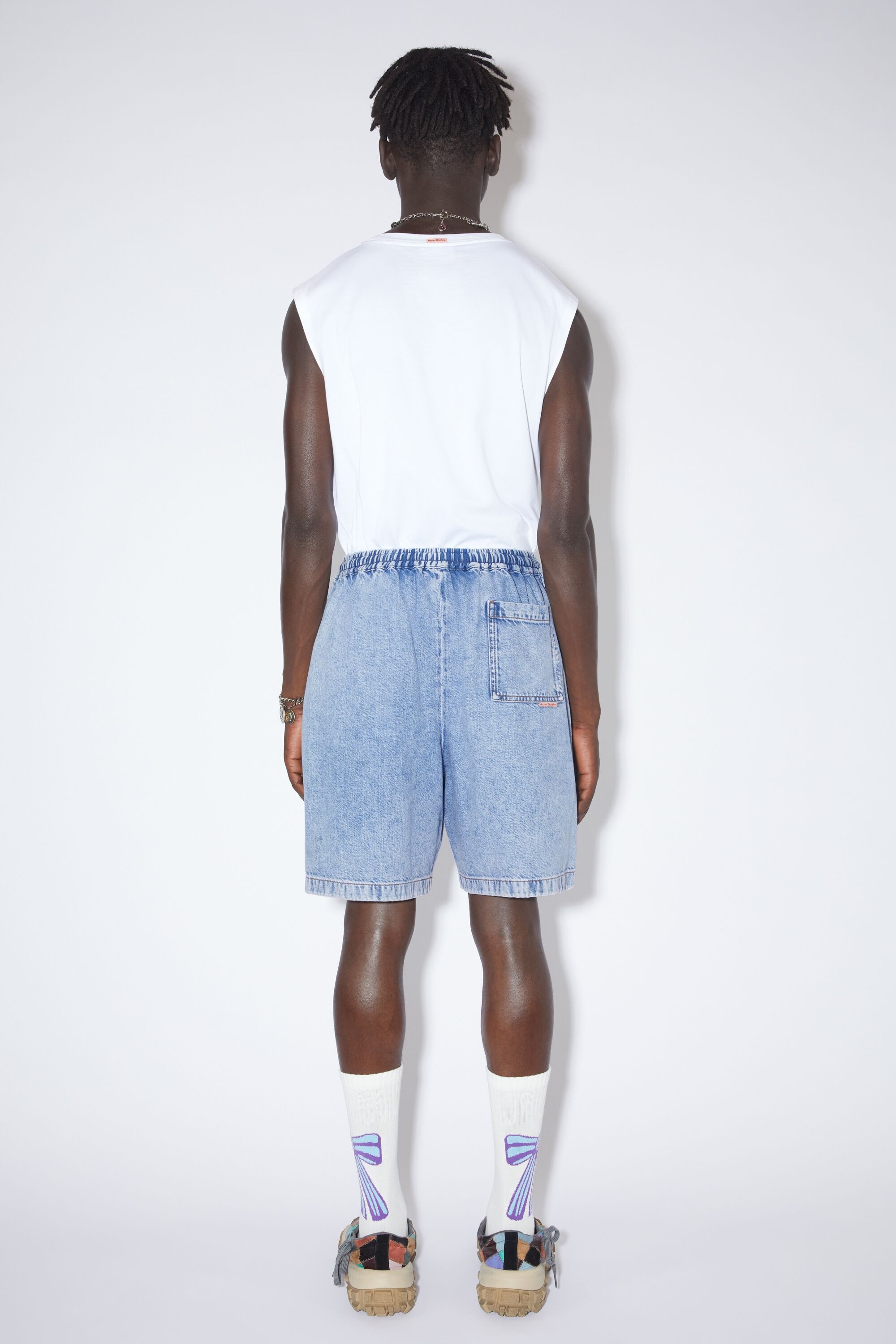 Denim shorts - Indigo blue - 3
