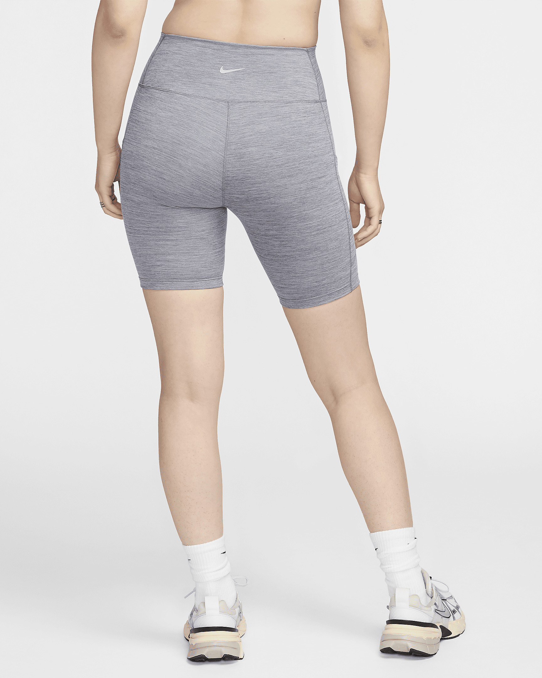 Nike One Women's High-Waisted 8" Biker Shorts with Pockets - 2