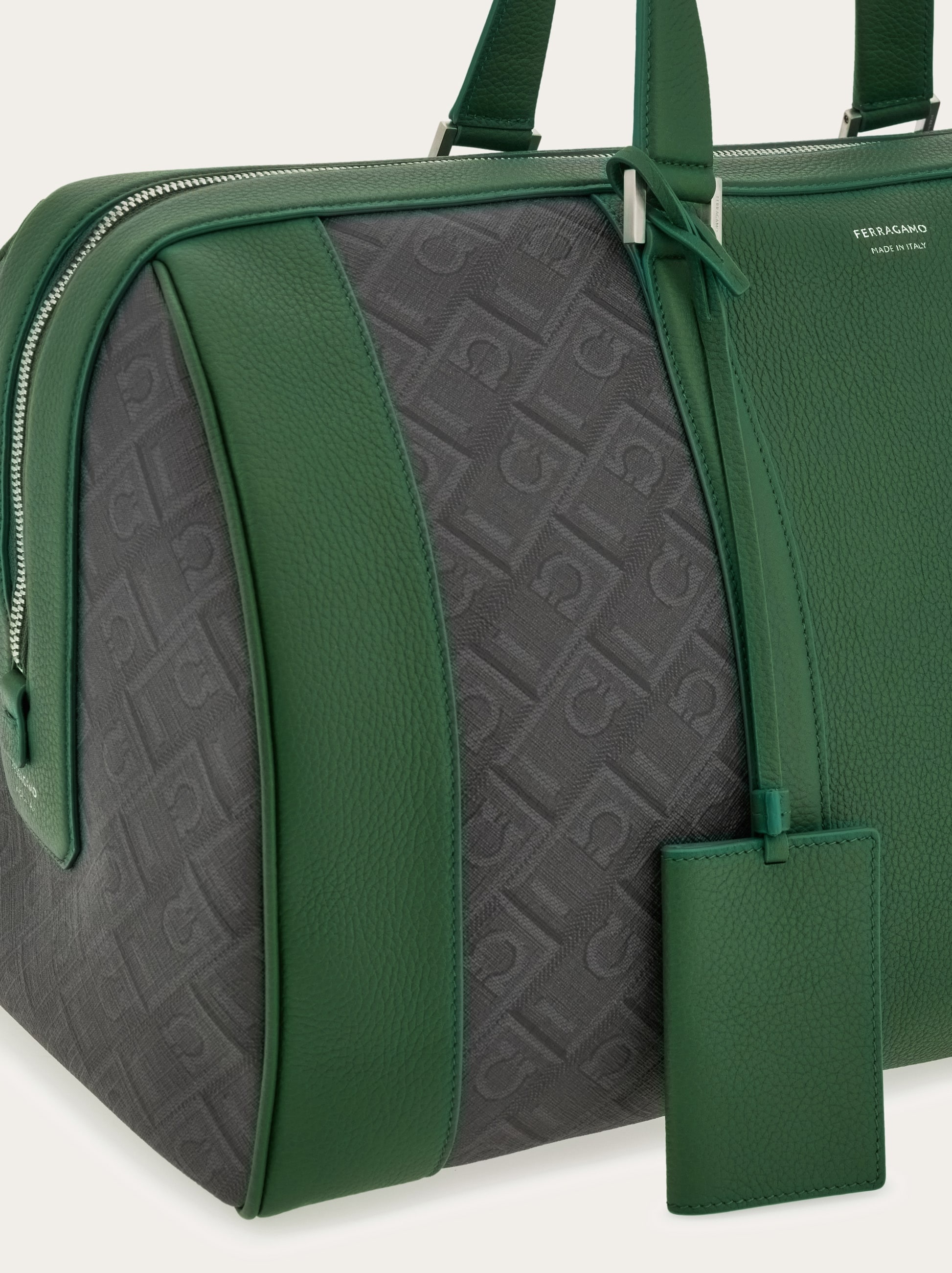 Bicolor duffel bag - 8