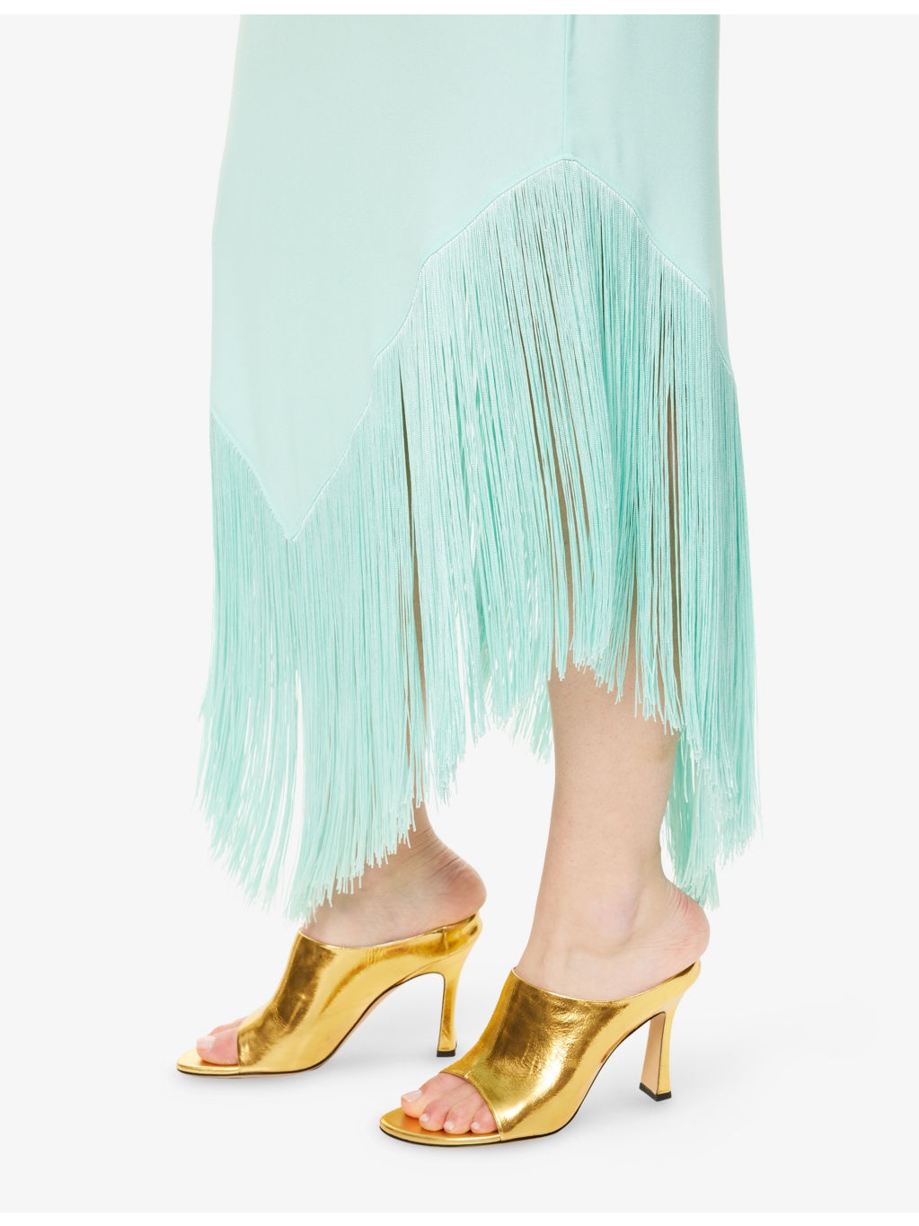 Taormina Fringed Woven Midi Dress - 5