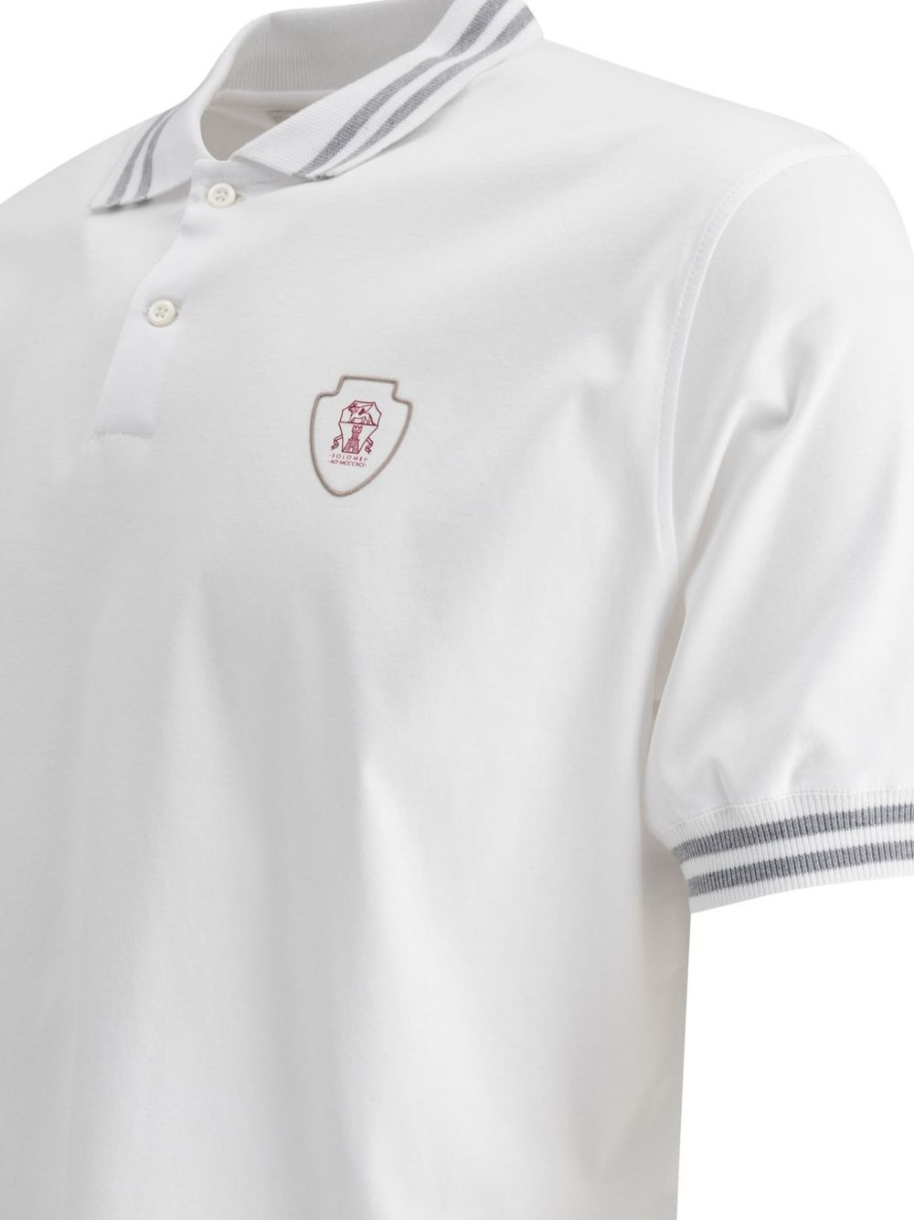 logo-print polo shirt - 4