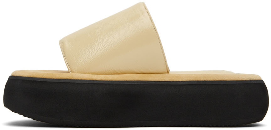 Yellow Boat Padded Platform Slides - 6