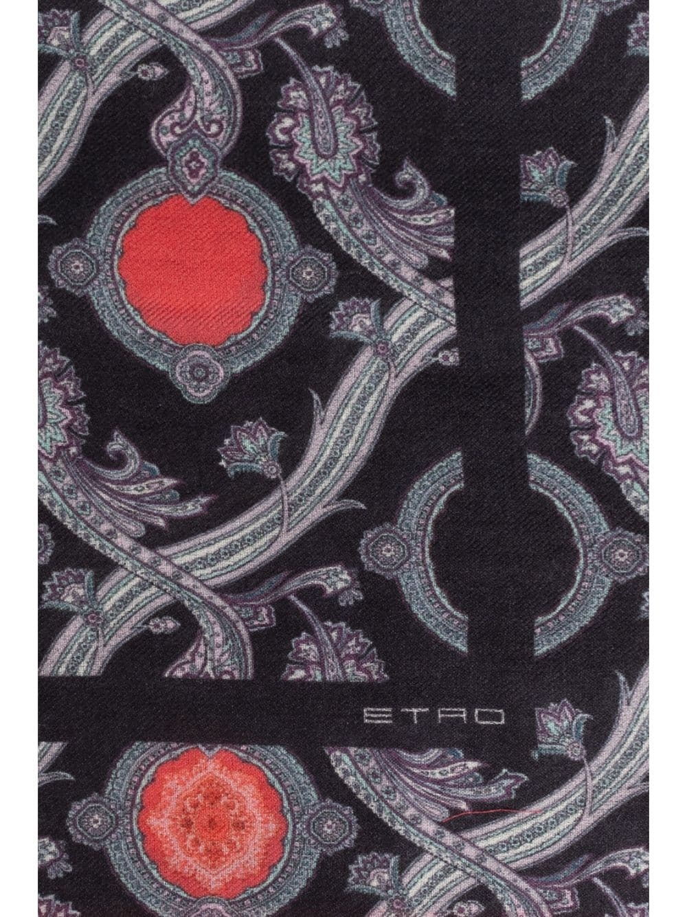 paisley-print scarf - 3