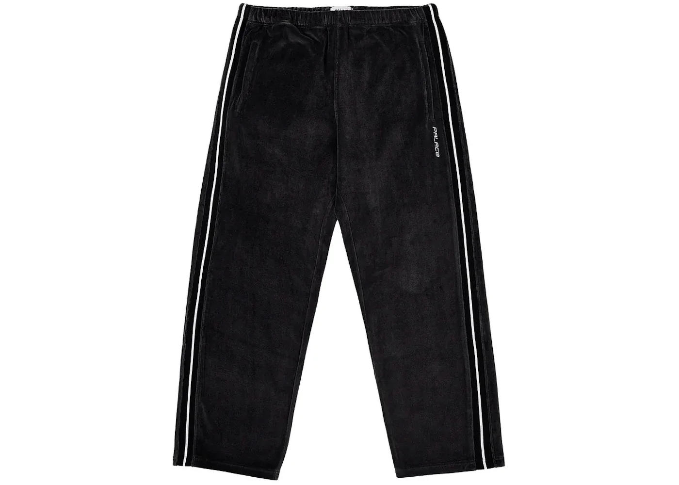 Palace Rib Panel Jogger Black - 1