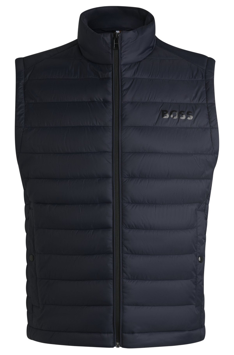 PACKABLE GILET WITH TONAL LOGO 1