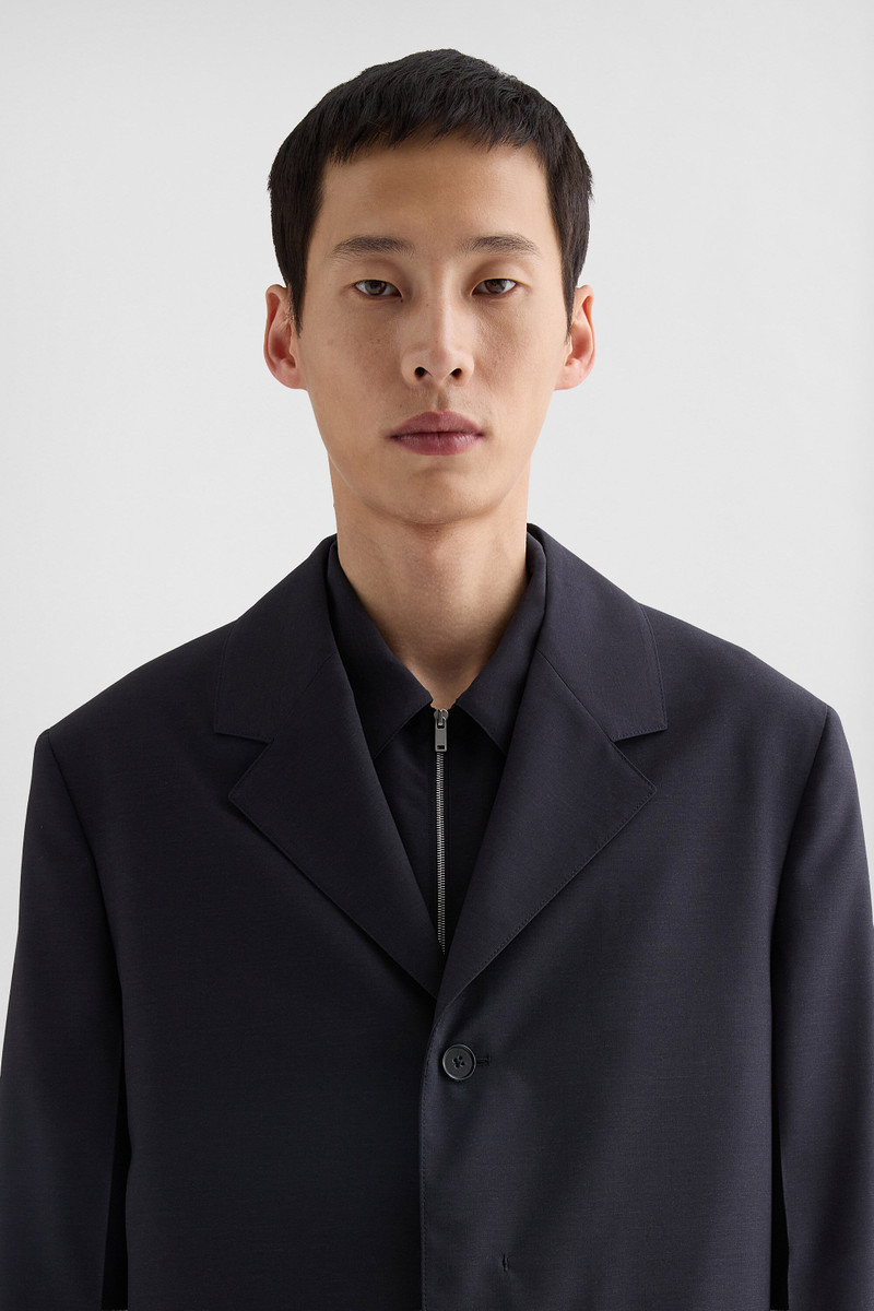 Wool Poplin Tailored Jacket 4