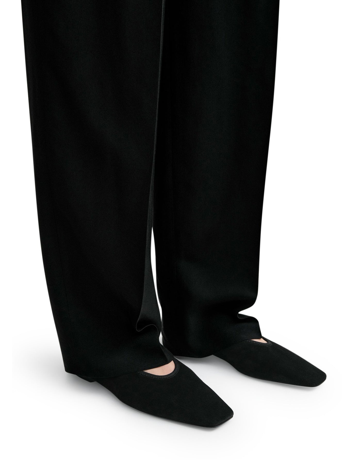 MINIMALIST SUEDE BALLERINAS - 2