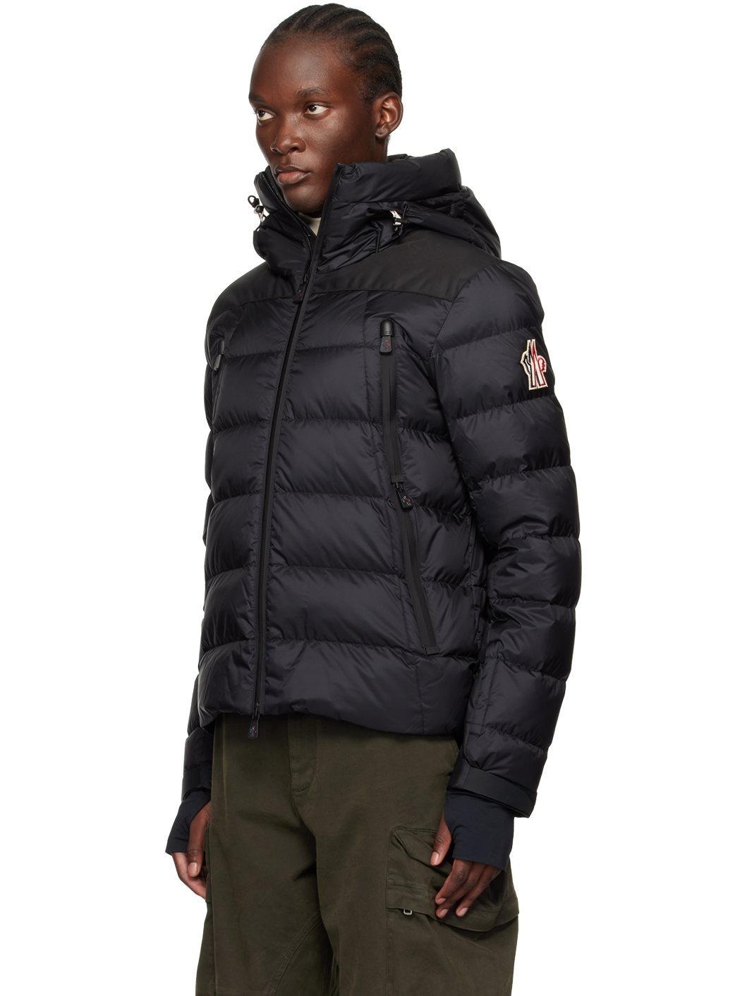 Black Camurac Short Down jacket - 4