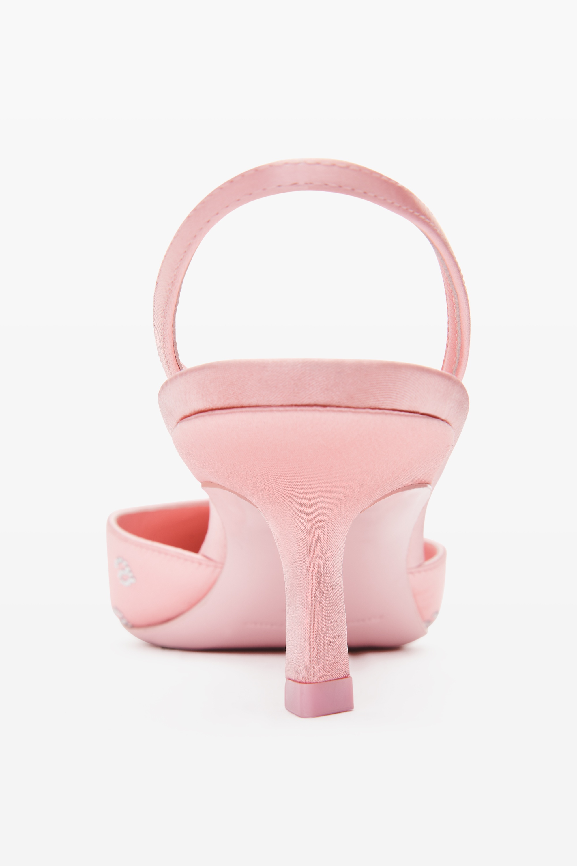 DELPHINE 65 SLINGBACK IN CRYSTAL SATIN - 4