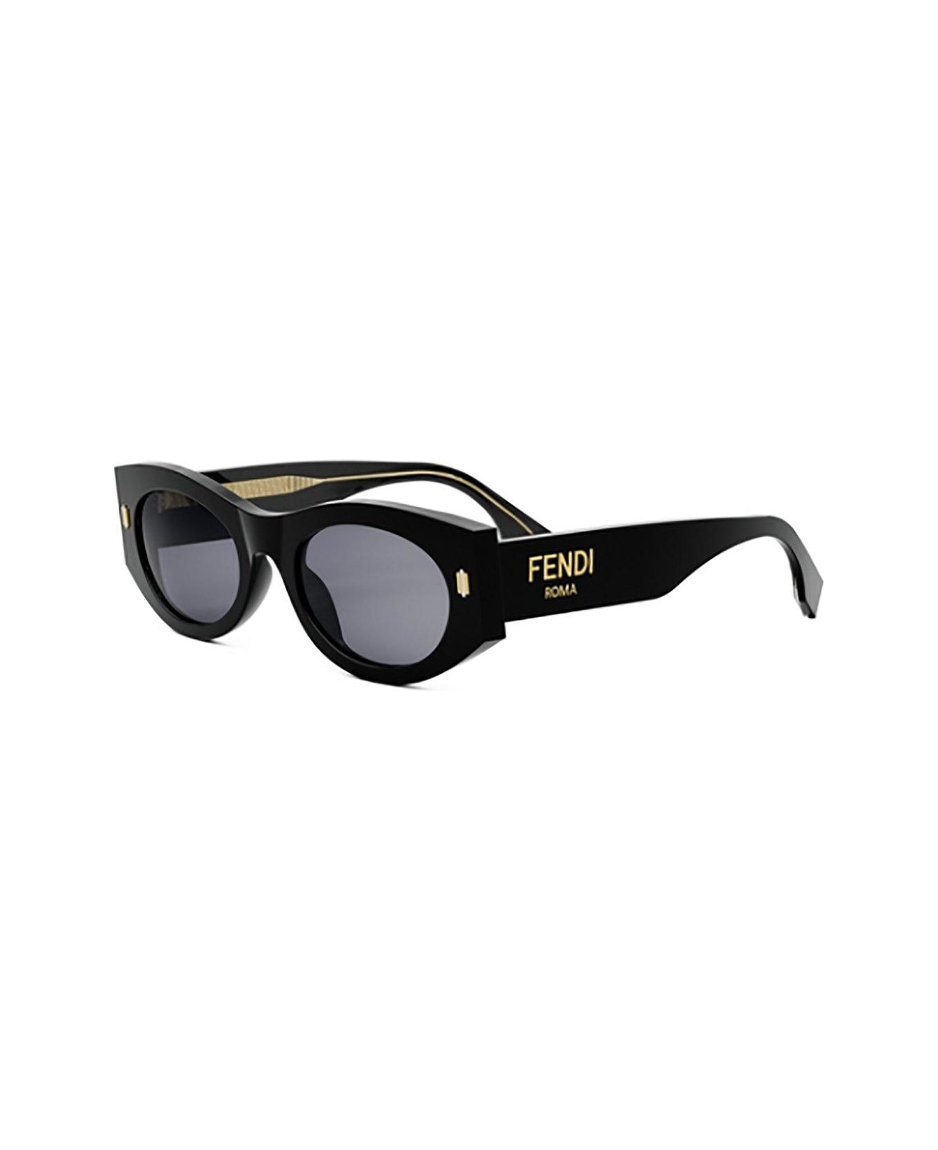 Oval Frame Sunglasses - 2