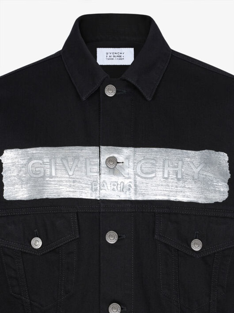 GIVENCHY OVERSIZED JACKET 에 DENIM 와 LATEX 밴드 5