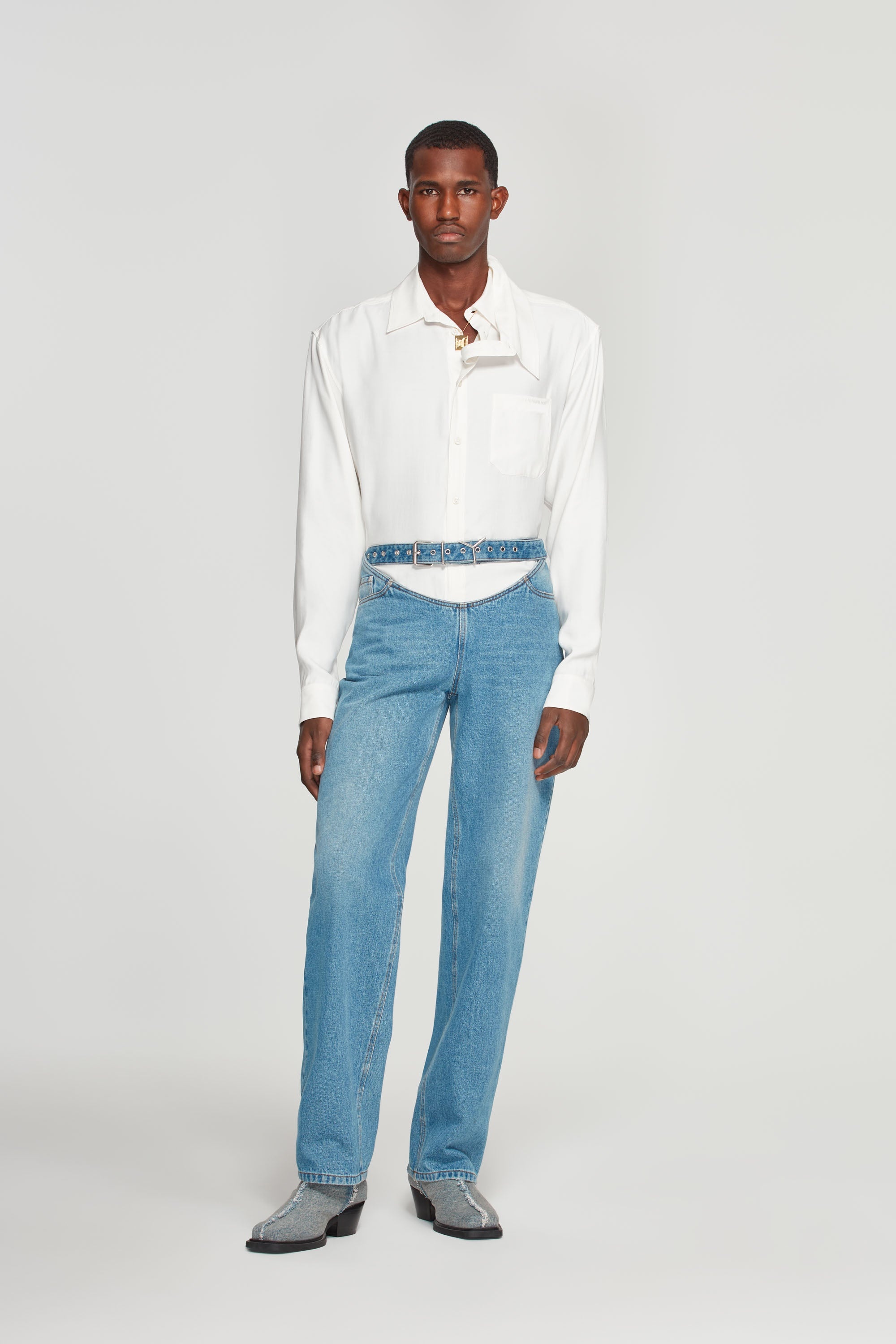 Y Belt Arc Jeans - 6