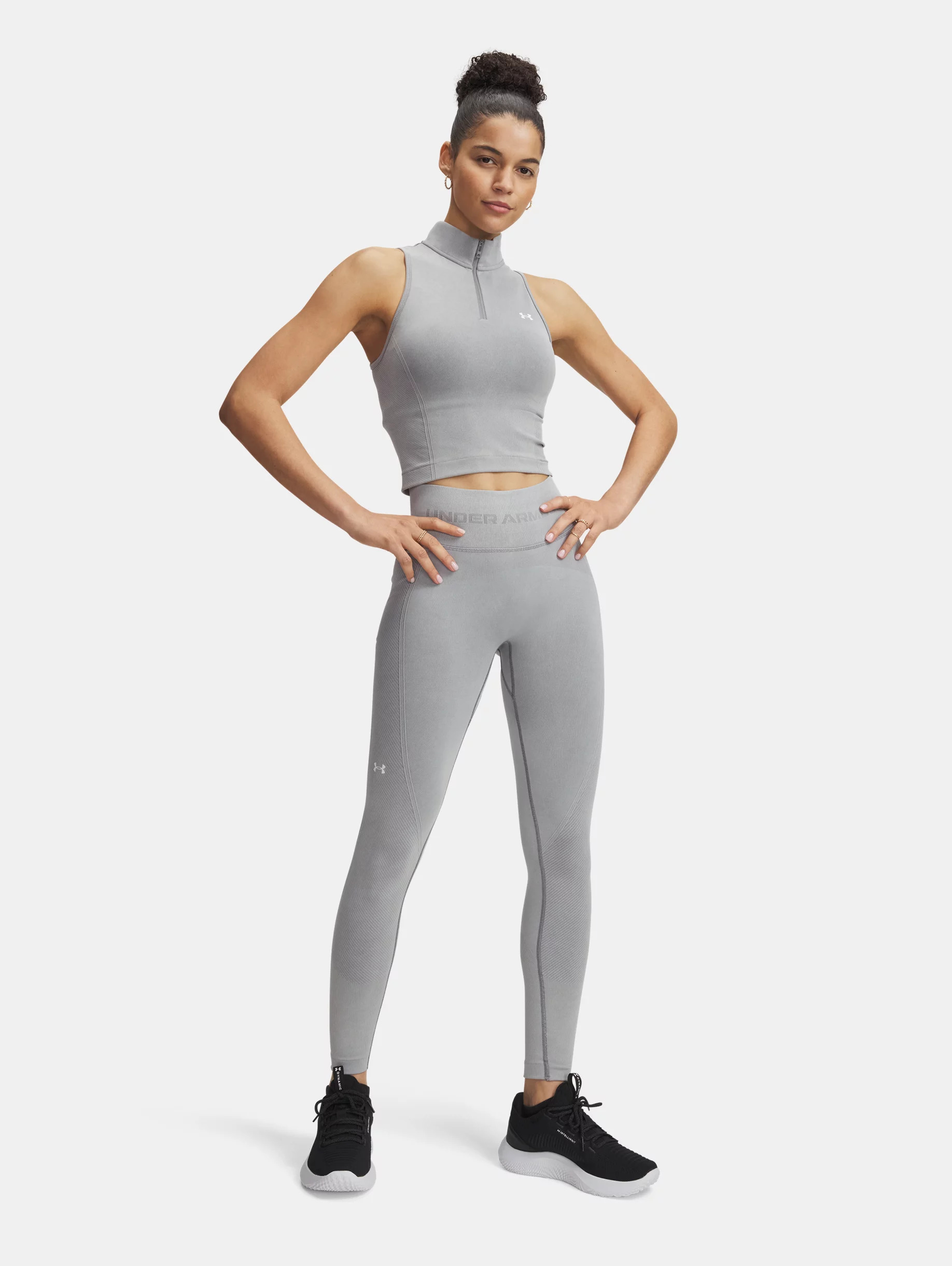 Women's UA Vanish Seamless Washed Ankle Leggings - 3