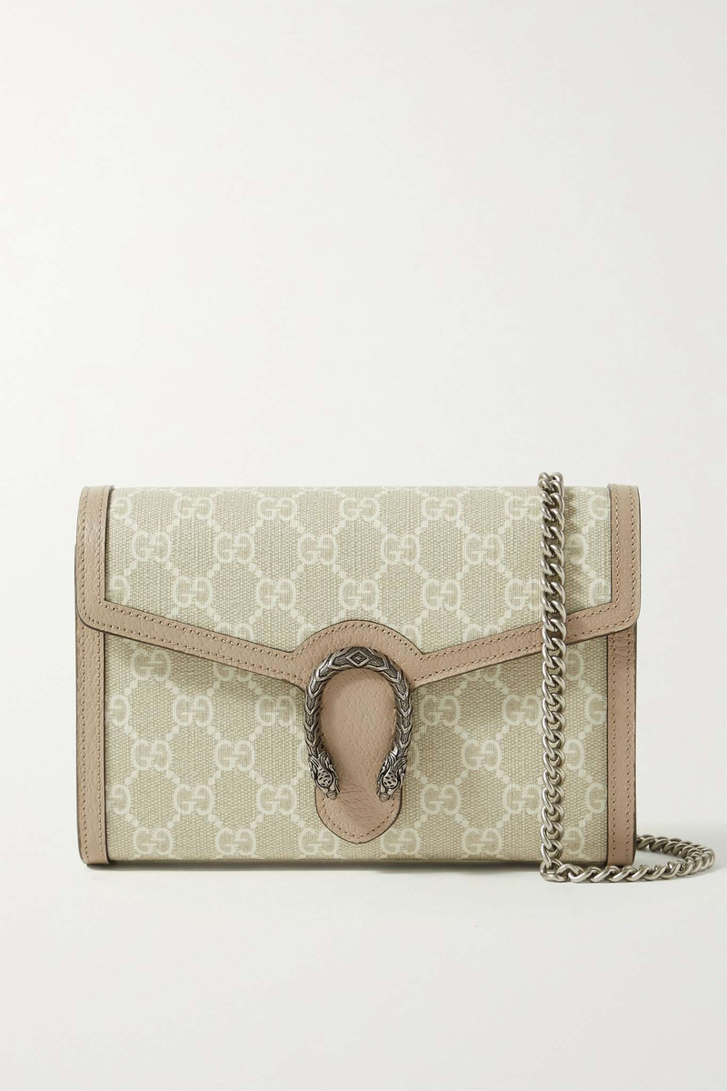 Dionysus printed coated-canvas shoulder bag - 1