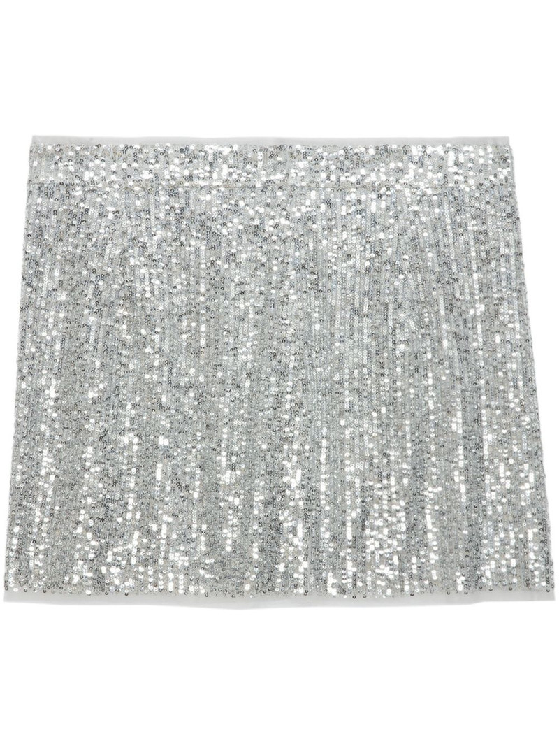 sequin-embellished midi skirt 1