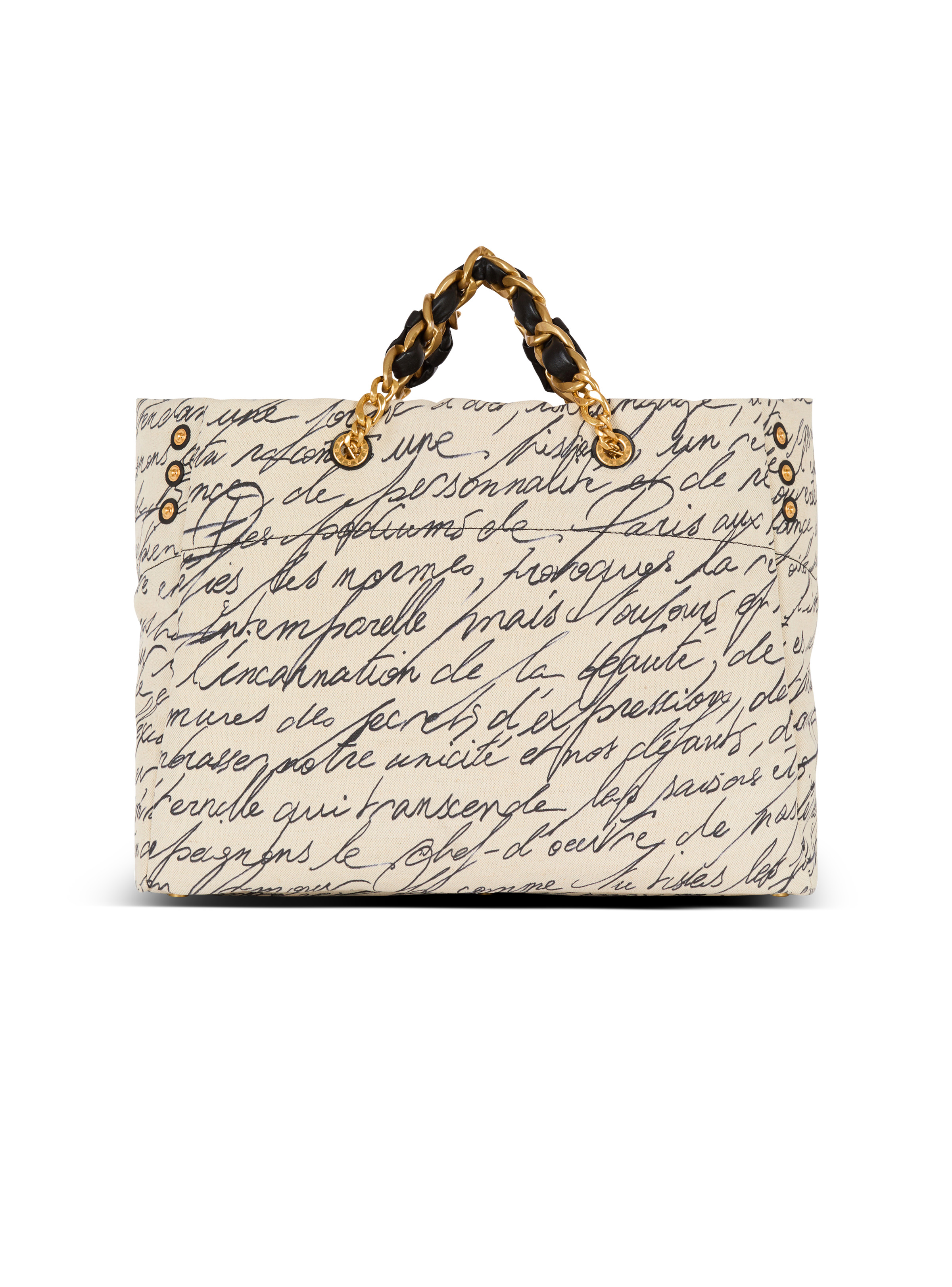 1945 Soft XXL tote bag in printed canvas - 5