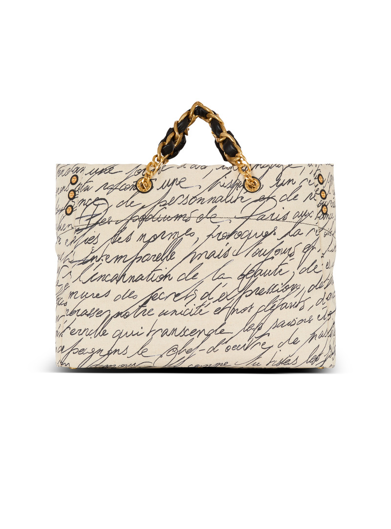 1945 Soft XXL tote bag in printed canvas 5