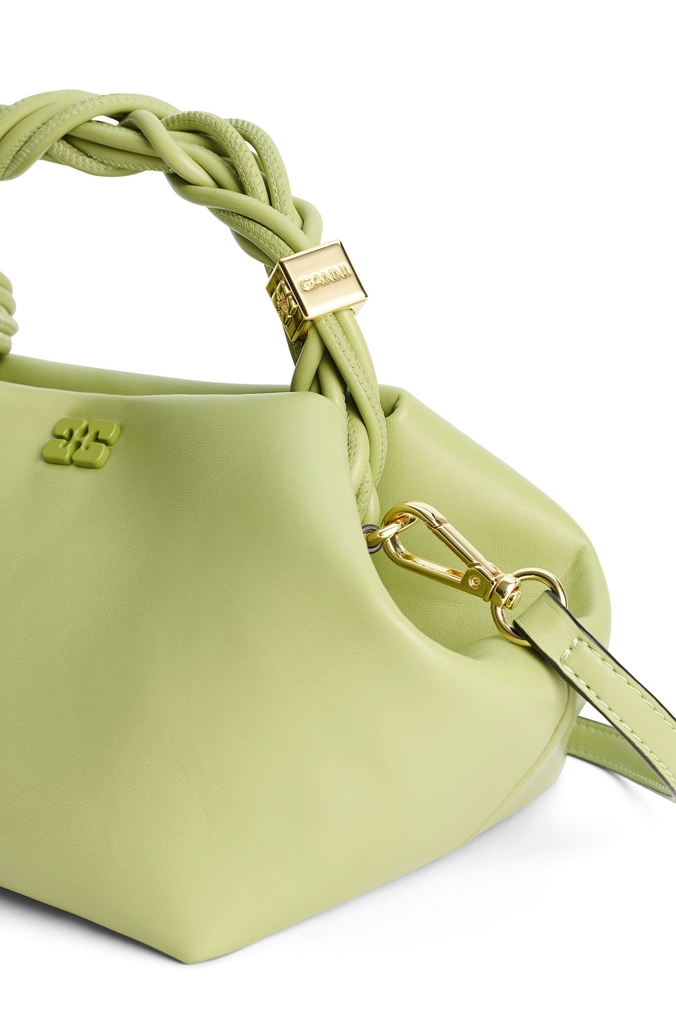 LIGHT KHAKI SMALL GANNI BOU BAG - 3