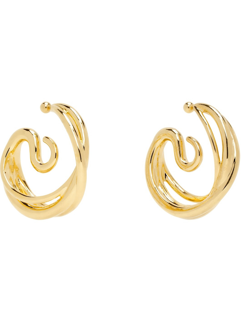 PANCONESI Gold Triptych Large Earrings outlook