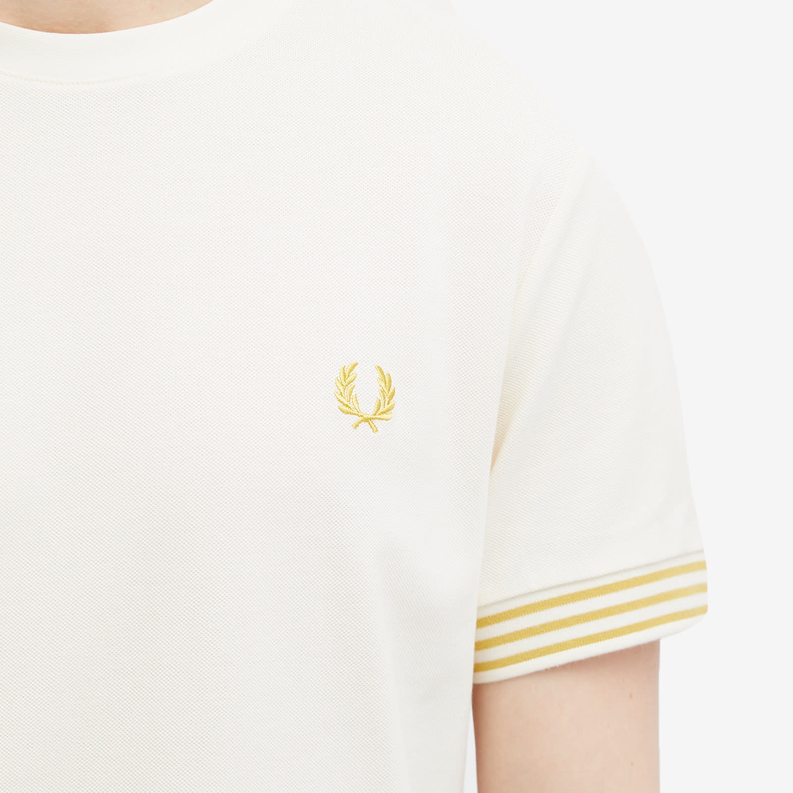 Fred Perry Striped Cuff T-Shirt - 5