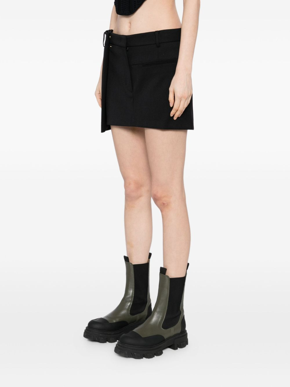 wrap mini dress - 3