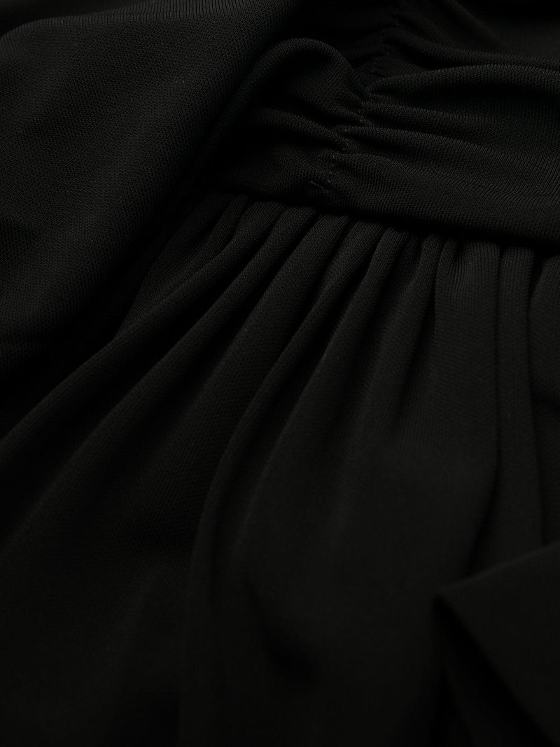 strapless ruched dress 7