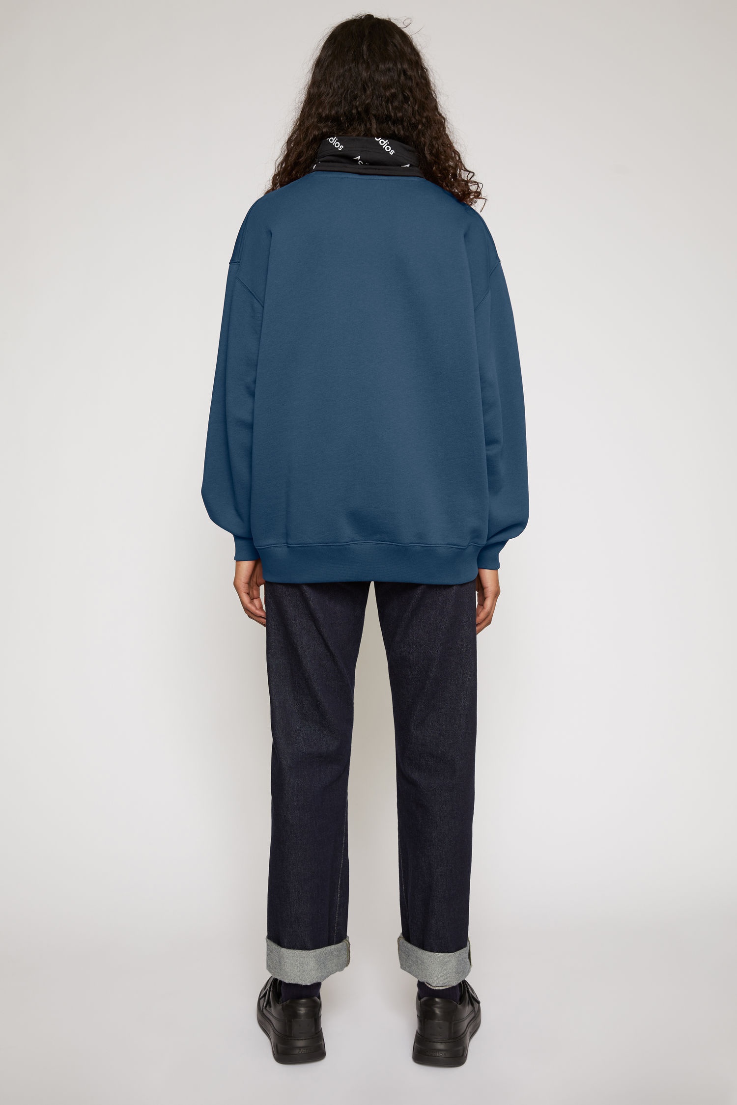 Oversized sweatshirt midnight blue - 5