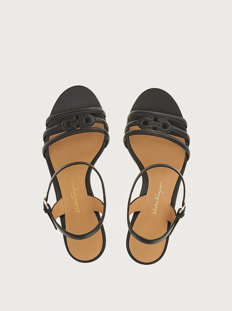 FERRAGAMO GANCINI WEDGE SANDAL outlook